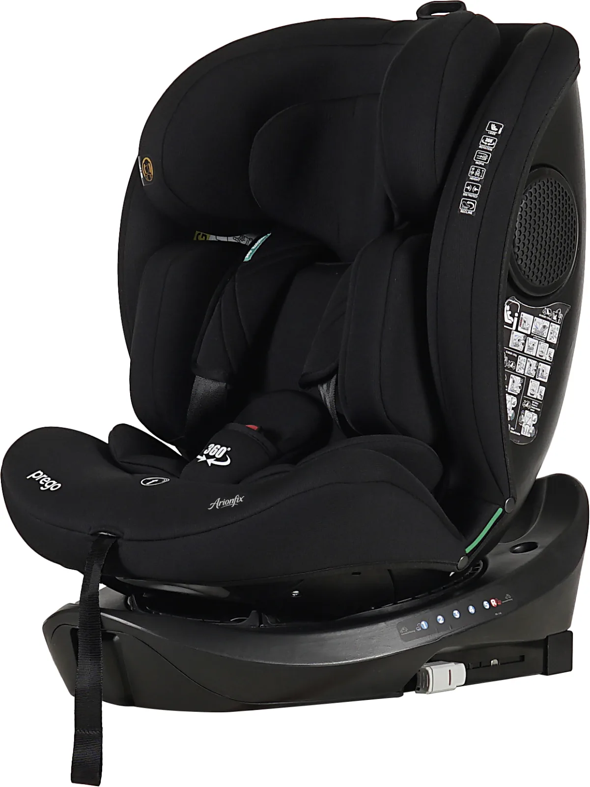 Arion Fix I-Size Car Seat Black
