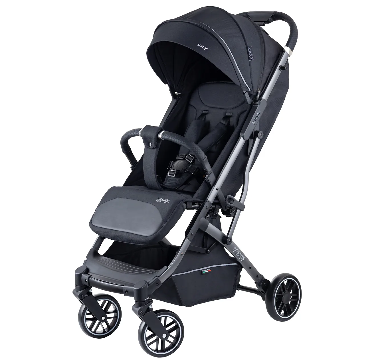 Lotus Pro Cabin Size Baby Stroller Black