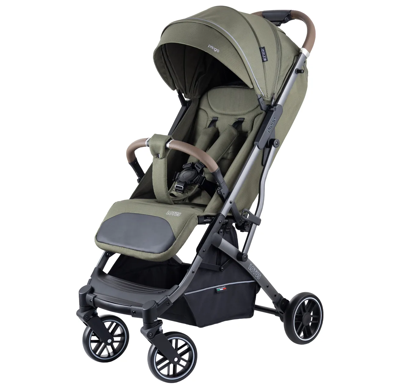 Lotus Pro Cabin Size Baby Stroller Green
