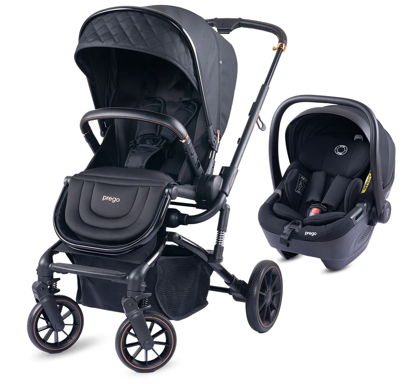 Maybach I-Size Baby Stroller Black