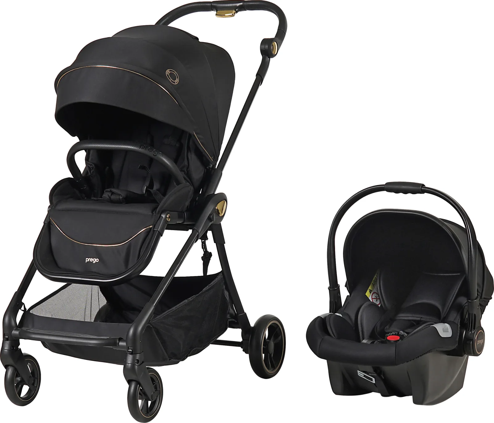 Toronto Plus Travel Baby Stroller Black